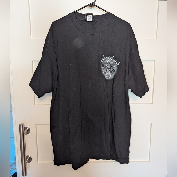 Harley-Davidson Las Vegas, NV black T-shirt with skeletons size 2XL. - Picture 1 of 6